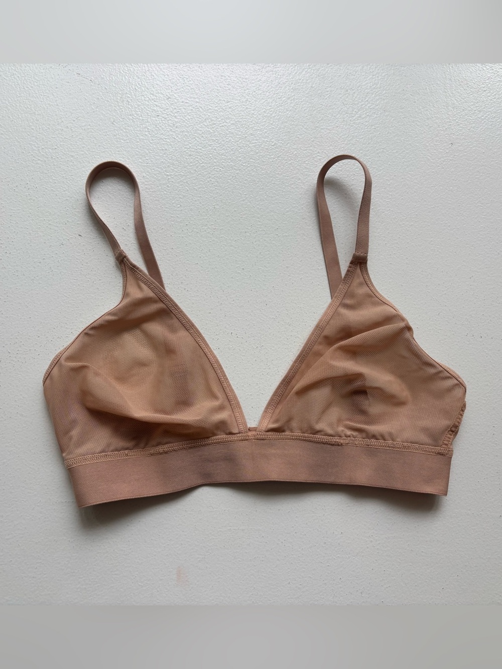 Negative Underwear Nude Triangle Wireless Bralette